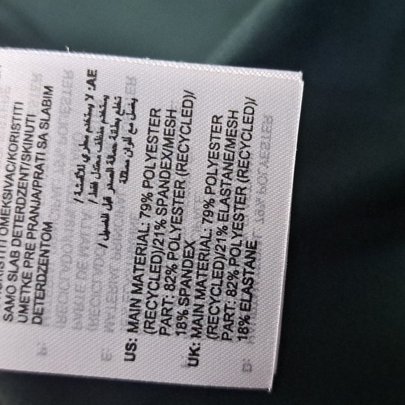 NWT ADIDAS TRAINING SPORTS BRA IN SHADOW GREEN - Picture 4 of 12